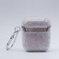 Protector para Airpods Transparente Sweet con argolla.