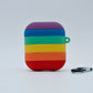 Protector para Airpods Rainbow con llavero.