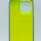 Funda protectora de alto impacto neón para iPhone
