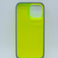 Funda protectora de alto impacto neón para iPhone