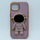 Funda protectora para iPhone 14 con soporte para celular de Astronauta