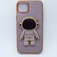 Funda protectora para iPhone 14 Max con soporte para celular de Astronauta