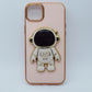 Funda protectora para iPhone 14 Max con soporte para celular de Astronauta