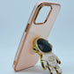 Funda protectora para iPhone 14 Pro Max con soporte para celular de Astronauta