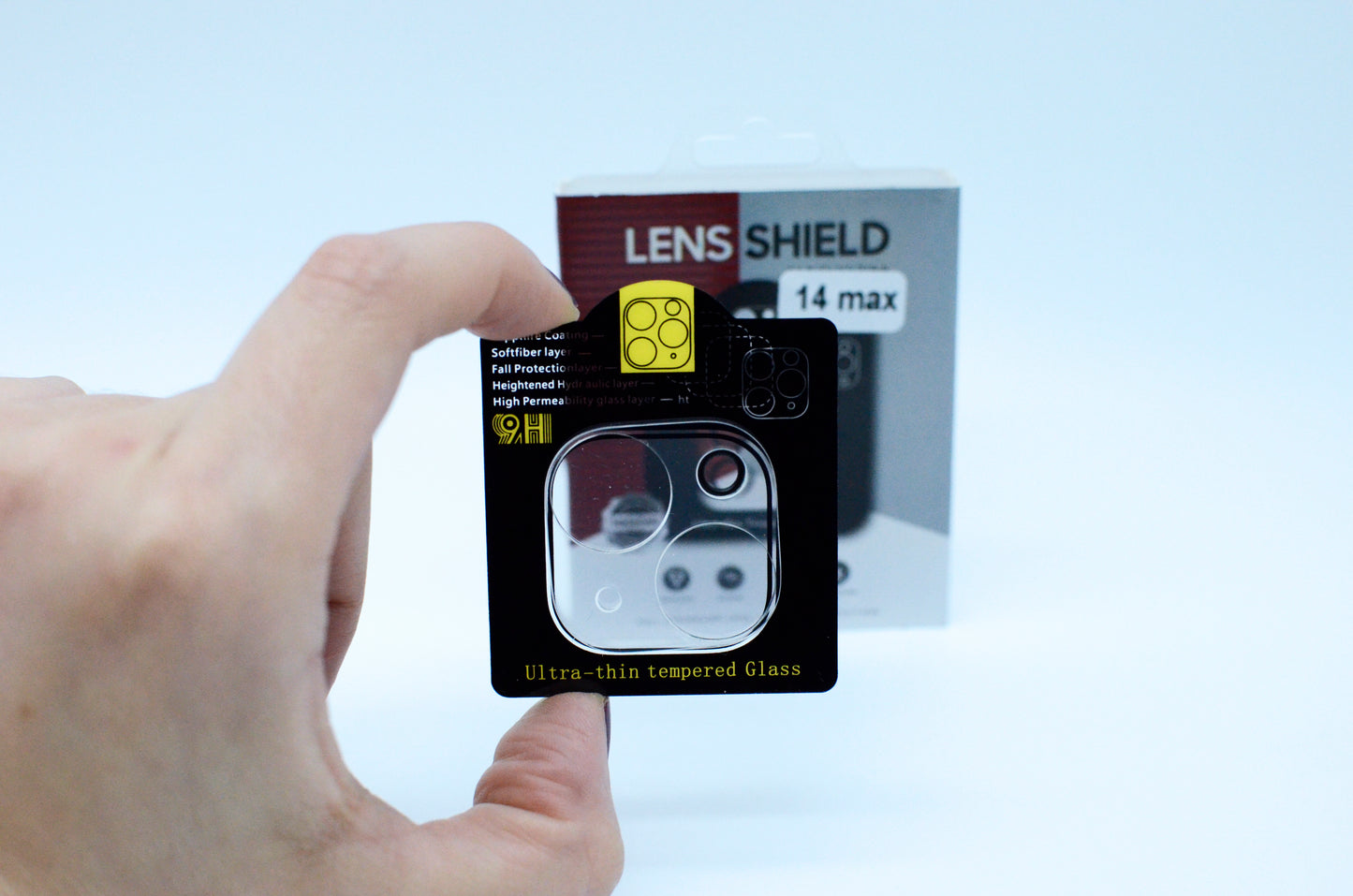 Mica protectora para lentes de cámara de iPhone