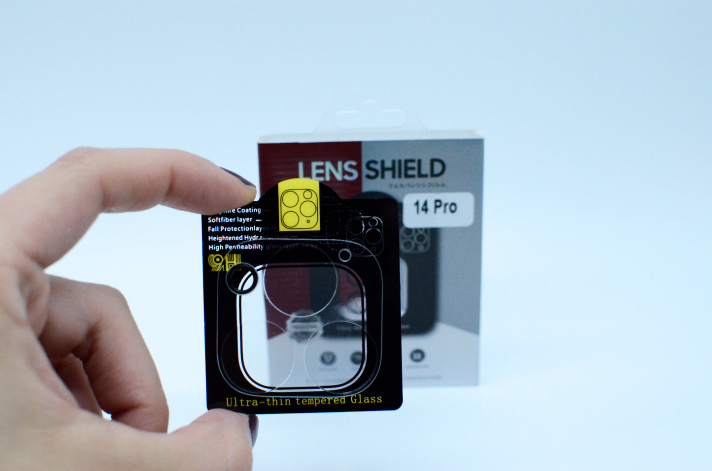 Mica protectora para lentes de cámara de iPhone