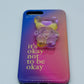 Funda protectora para iPhone con soporte para celular de oso