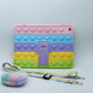 Funda para iPad Pop It Arcoiris